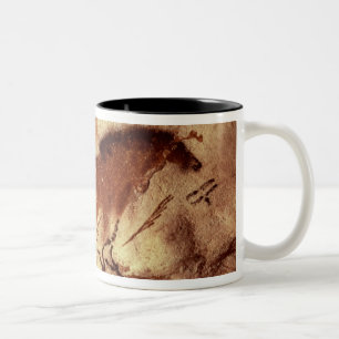 Caneca De Café Em Dois Tons Balance a pintura de um cavalo, c.17000 BC
