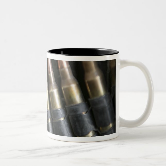 Caneca De Café Em Dois Tons Balas cortadas para uma semana automática de esqua (Direita)
