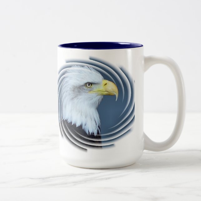CANECA DE CAFÉ EM DOIS TONS BALD EAGLE (Direita)