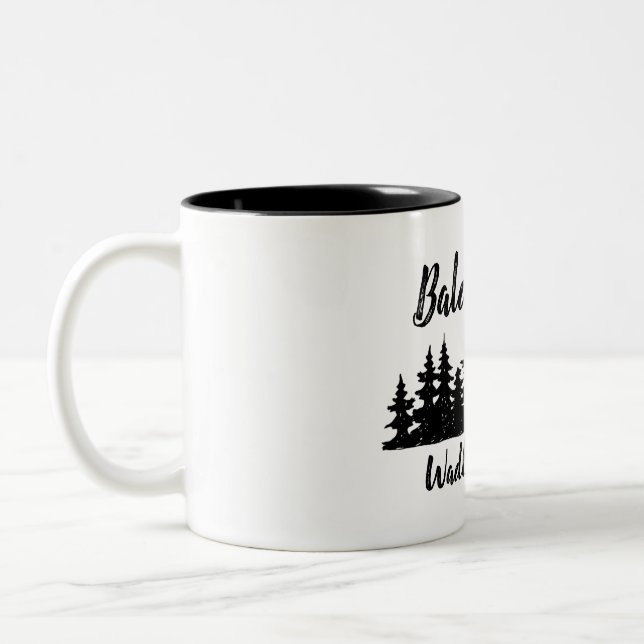 Caneca De Café Em Dois Tons Bald Rock Mug (Esquerda)