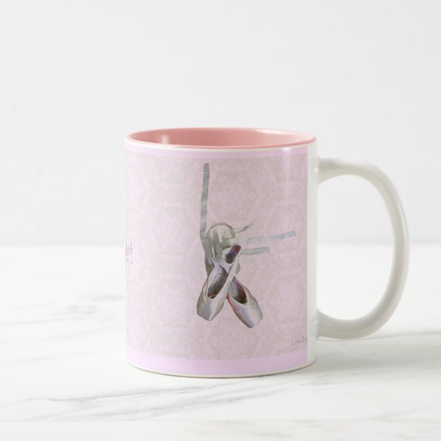 Caneca De Café Em Dois Tons Balé e Lace Mug (Direita)