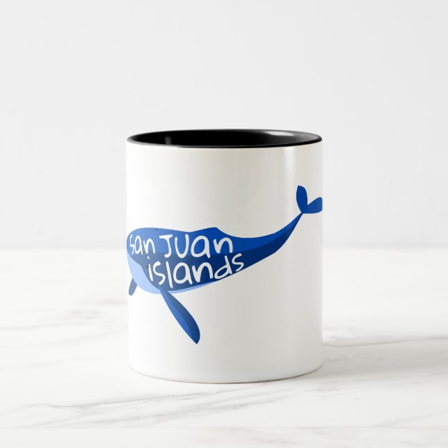 Caneca De Café Em Dois Tons Baleia das Ilhas San Juan (Centro)