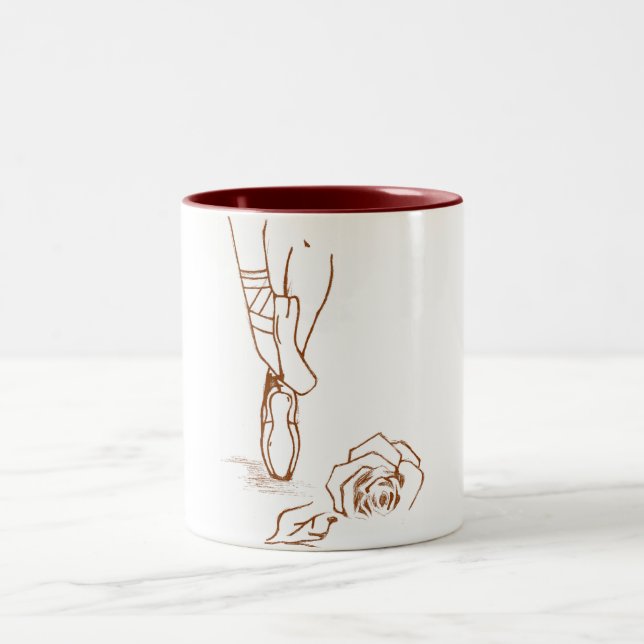 Caneca De Café Em Dois Tons ballet_passion (Centro)