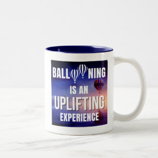 Caneca De Café Em Dois Tons Balonismo é uma experiência de uplifing