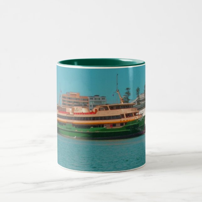 Caneca De Café Em Dois Tons Balsa viril (Centro)
