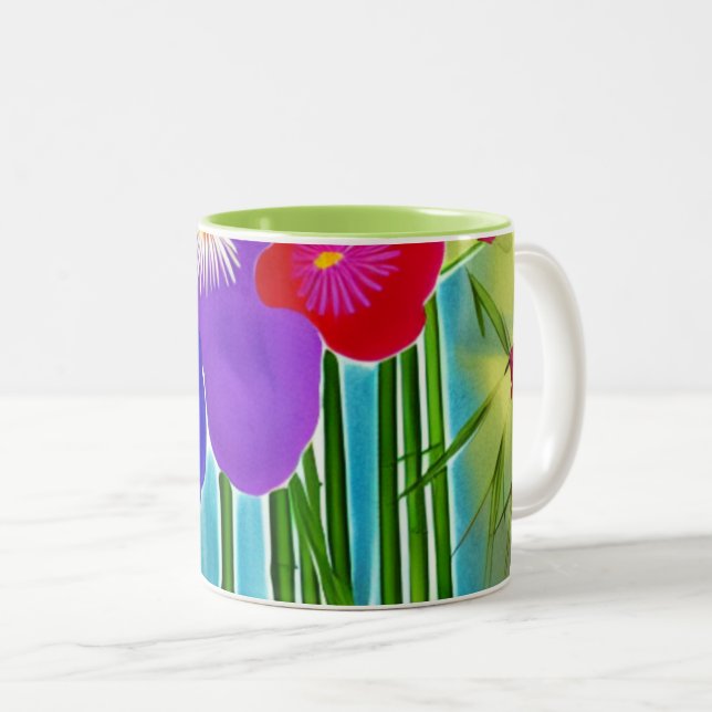 Caneca De Café Em Dois Tons Bamboo Mug (Frente Esquerda)