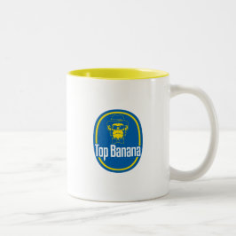 Caneca De Café Em Dois Tons Banana Superior