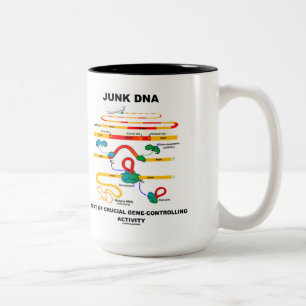 Caneca De Café Em Dois Tons Banco De DNA Lixo Da Atividade Crucial De Controlo