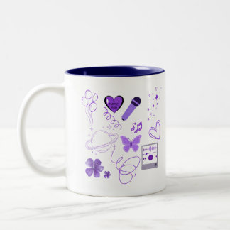 Caneca De Café Em Dois Tons Banda de Kpop Masculina