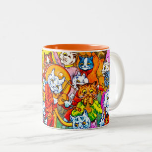 Caneca De Café Em Dois Tons Banda Musical de Cat