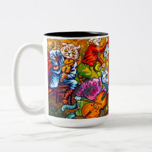 Caneca De Café Em Dois Tons Banda Musical de Cat