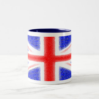 Caneca De Café Em Dois Tons Bandeira britânica