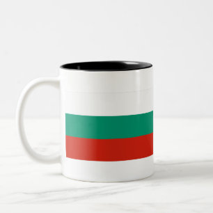 Caneca De Café Em Dois Tons Bandeira Bulgária