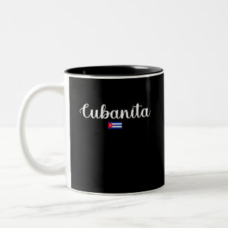 Caneca De Café Em Dois Tons Bandeira Cubanita