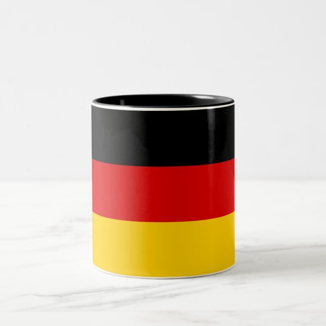 Caneca De Café Em Dois Tons Bandeira da Alemanha (Centro)