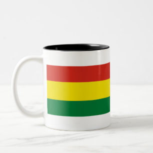 Caneca De Café Em Dois Tons Bandeira da Bolívia
