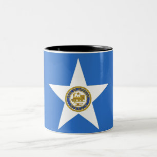 Caneca De Café Em Dois Tons Bandeira da cidade de Houston