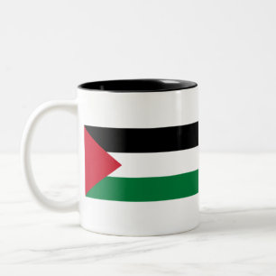 Caneca De Café Em Dois Tons Bandeira da Palestina