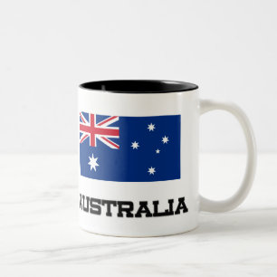 Caneca De Café Em Dois Tons Bandeira de Austrália