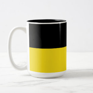 Caneca De Café Em Dois Tons Bandeira de Baden Württemberg (Estado alemão)