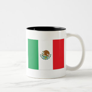 Caneca De Café Em Dois Tons Bandeira de México