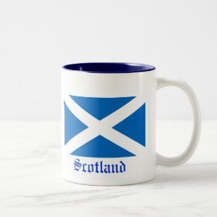 Caneca De Café Em Dois Tons Bandeira de Scotland