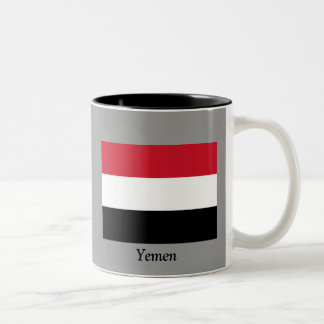 Caneca De Café Em Dois Tons Bandeira de Yemen