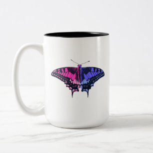 Caneca De Café Em Dois Tons Bandeira do Orgulho Omnisexual