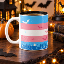 Bandeira do Orgulho Transassociada ao Halloween As