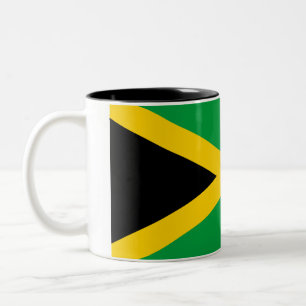 Caneca De Café Em Dois Tons Bandeira jamaicana