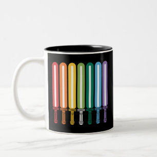 Caneca De Café Em Dois Tons Bandeira LGBT Orgulho Gay