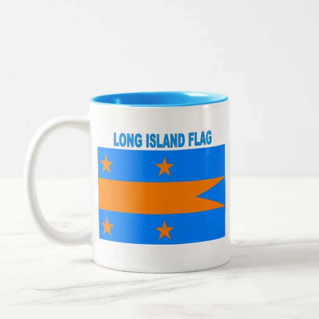 CANECA DE CAFÉ EM DOIS TONS BANDEIRA LONGA DA ILHA (Esquerda)
