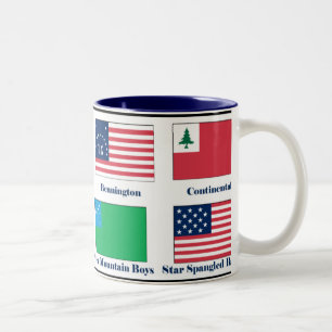 Caneca De Café Em Dois Tons Bandeiras da Liberdade