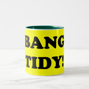 CANECA DE CAFÉ EM DOIS TONS "BANG TIDY!"