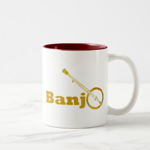 Caneca De Café Em Dois Tons Banjo O