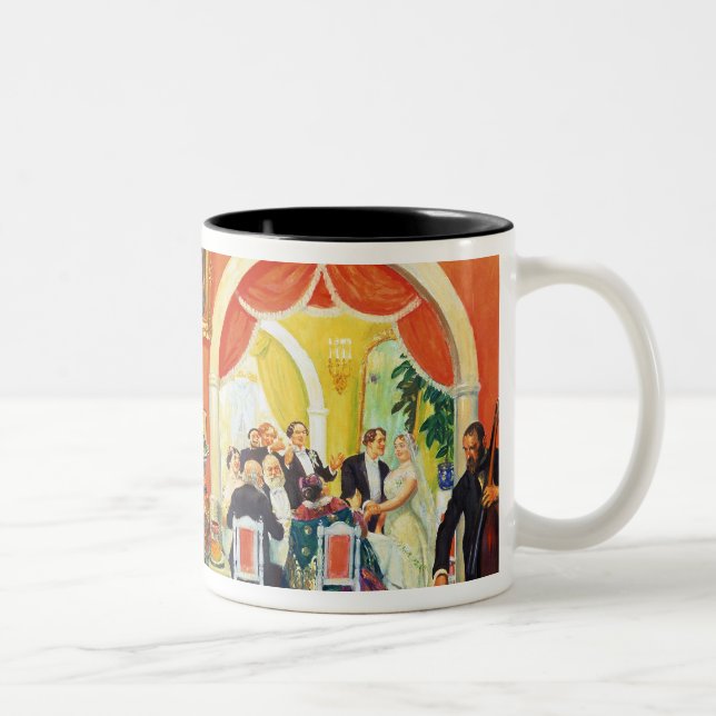 Caneca De Café Em Dois Tons Banquete Wedding, 1917 (Direita)