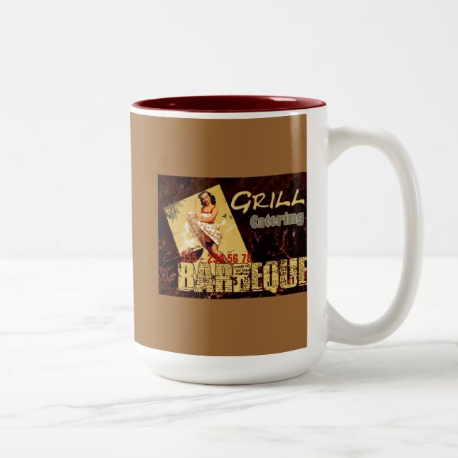 Caneca De Café Em Dois Tons Barbeque - Café-, Tea Mug, Taça (Direita)