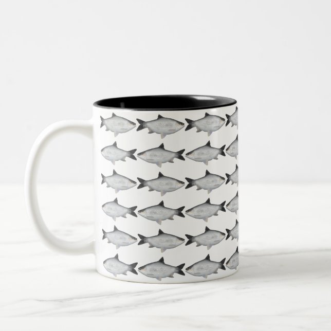 Caneca De Café Em Dois Tons Barbo-de-oliva (Esquerda)