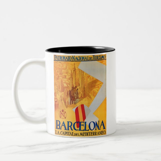 CANECA DE CAFÉ EM DOIS TONS BARCELONA (Esquerda)