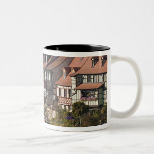 Caneca De Café Em Dois Tons Barco turístico em Little Venice e Rio Regnitz