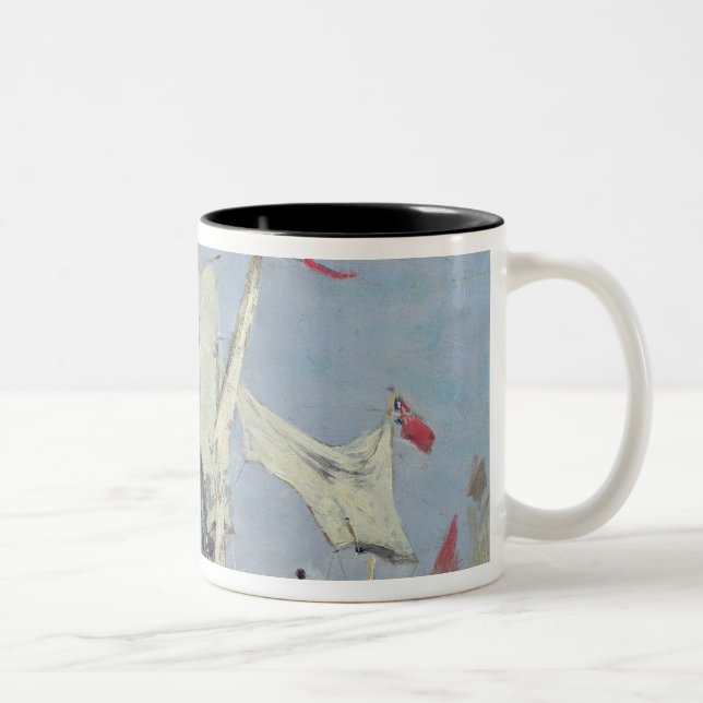 Caneca De Café Em Dois Tons Barcos de navigação, c.1869 (Direita)