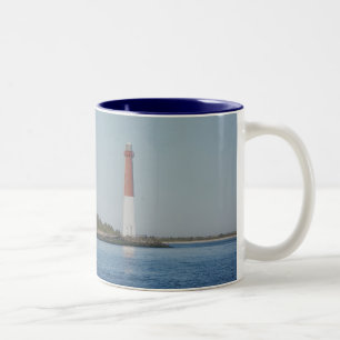 Caneca De Café Em Dois Tons Barnegat Lighthouse 11 Oz Mug