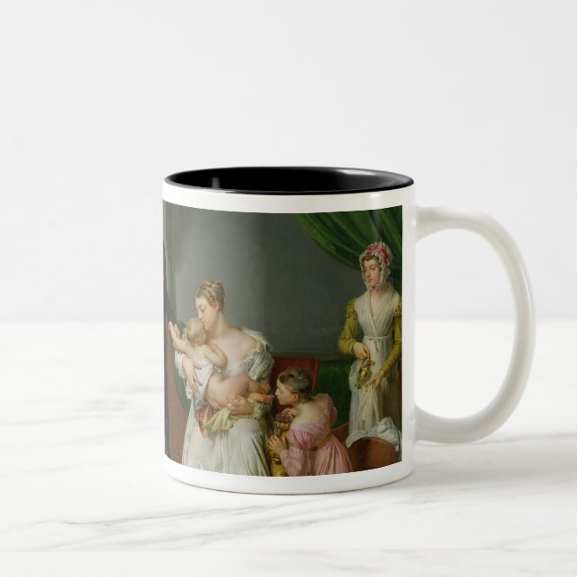 Caneca De Café Em Dois Tons Baron Jean Louis Alibert (Direita)