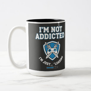 Caneca De Café Em Dois Tons Barra de Carregamento Engraçada Gamer Procrastinaç