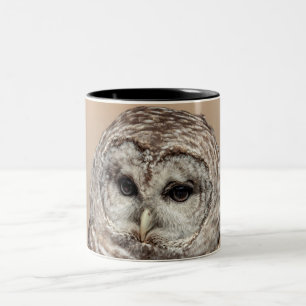 Caneca De Café Em Dois Tons Barred Owl