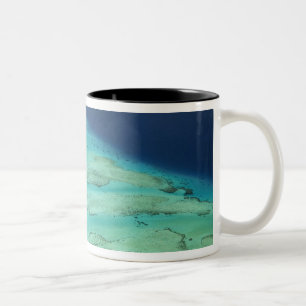 Caneca De Café Em Dois Tons Barreira de Malolo ao largo da Ilha Malolo, Fiji