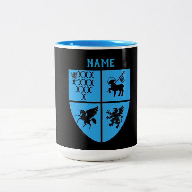 Caneca De Café Em Dois Tons Barristers Passando O Bar (Centro)