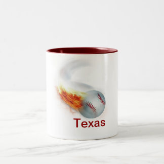 Caneca De Café Em Dois Tons Baseball personalizável
