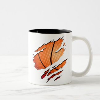 Caneca De Café Em Dois Tons Basketball
