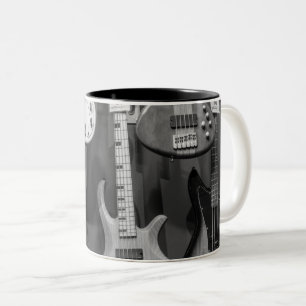 Caneca De Café Em Dois Tons Bass Guitar